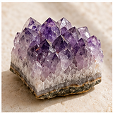 Amethyst crystal cluster