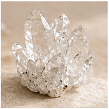 Clear quartz cluster