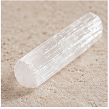 Pale selenite stone