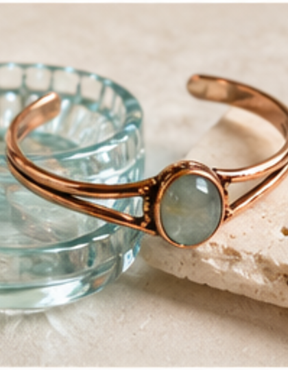 Crystal bracelets selected by intention