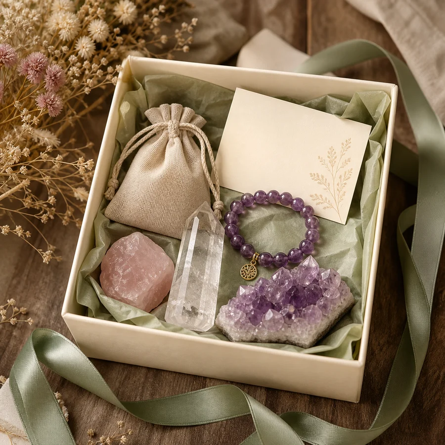 Wedding Blessing Crystal Gift Set