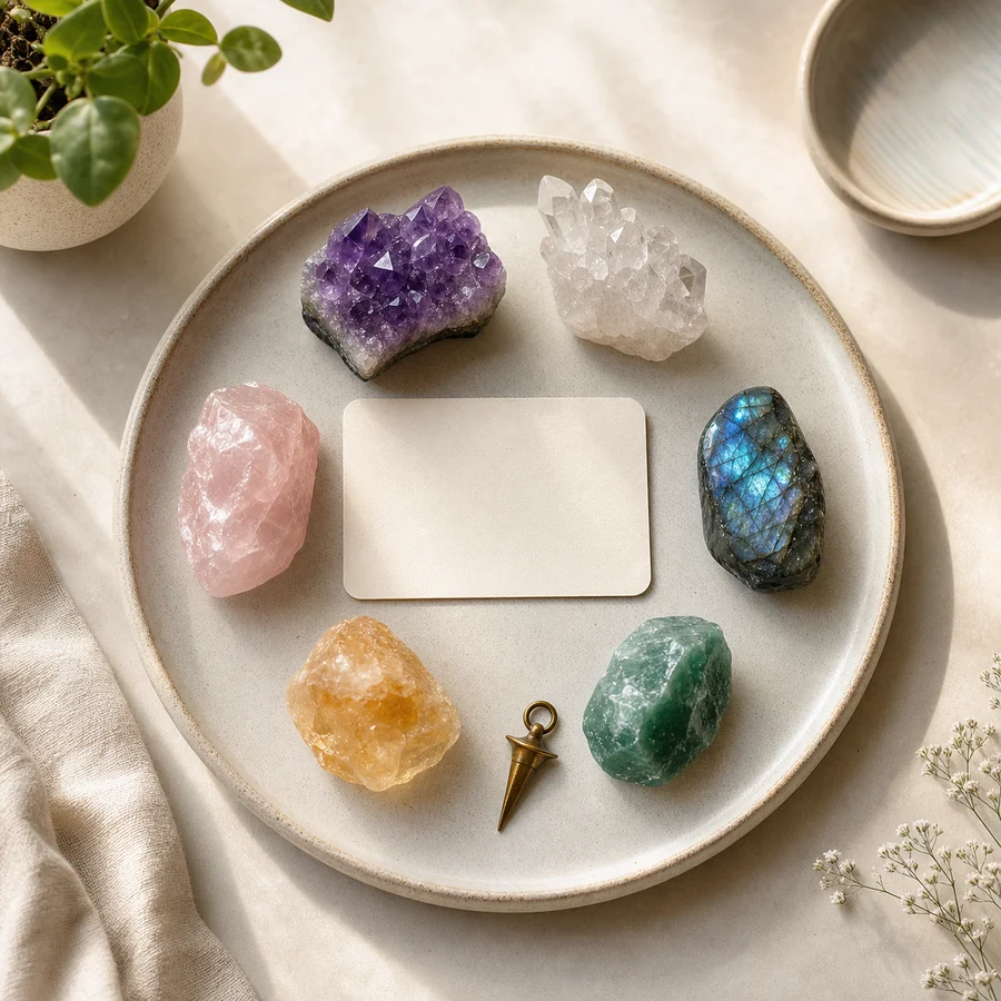 MeCrystal original product scene