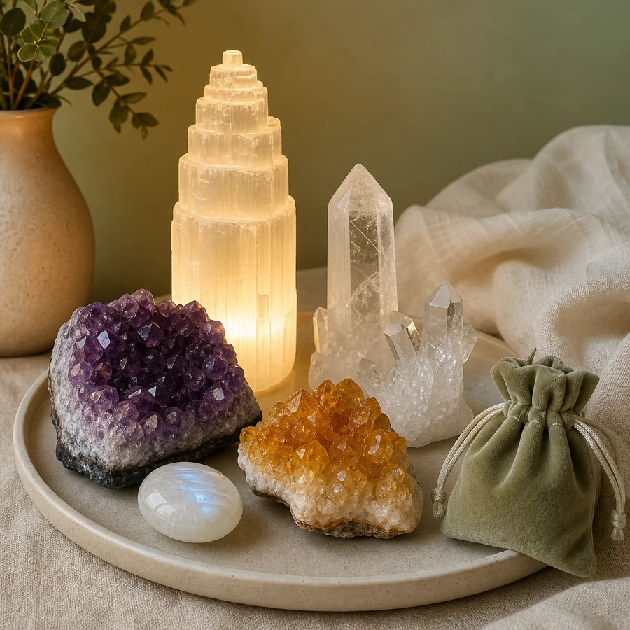 MeCrystal original product scene